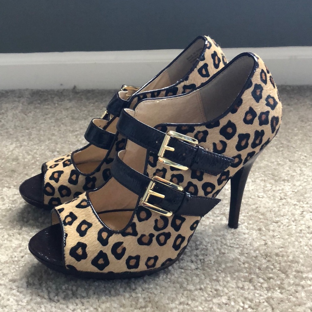 Michael Kors Leopard Heels size 8